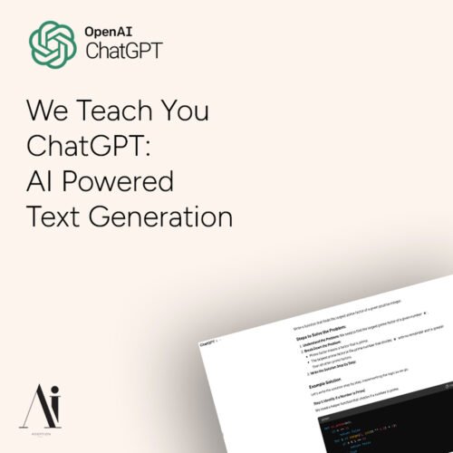 We Teach You ChatGPT: AI Powered Text Generation - AI service