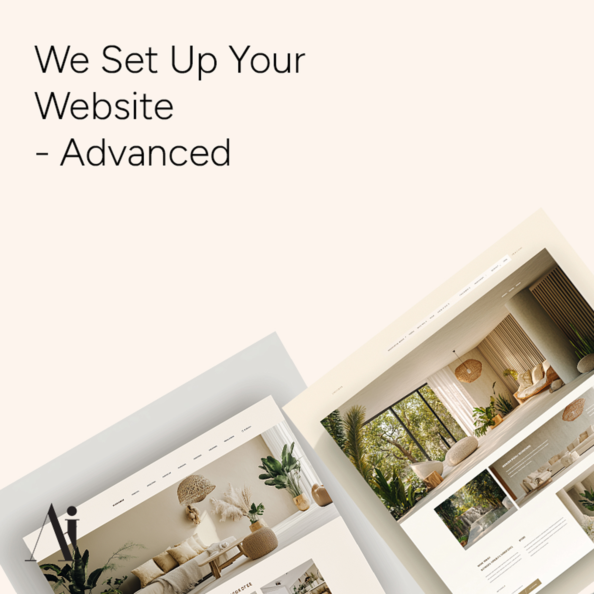 We Set Up Your Website - Advanced