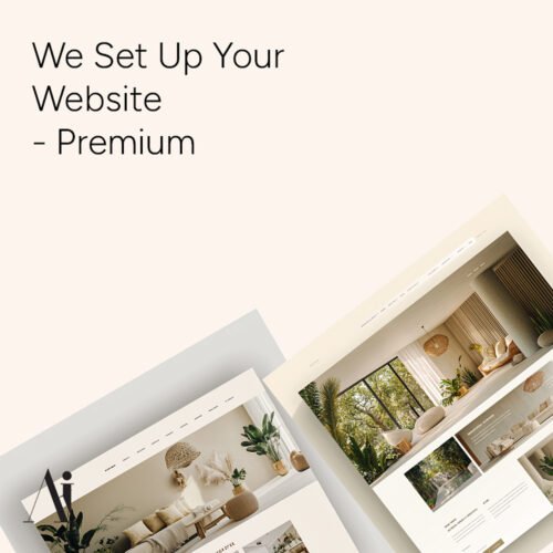 We Set Up Your Website - Premium - AI service