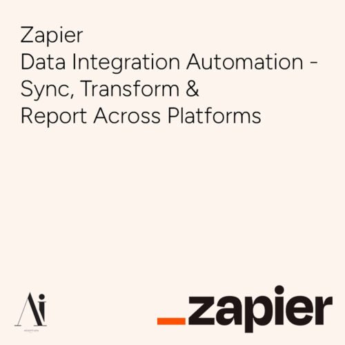Zapier Data Integration Automation - Sync, Transform & Report Across Platforms - AI service