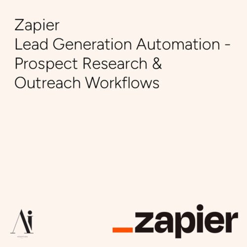 Zapier Lead Generation Automation - Prospect Research & Outreach Workflows - AI service