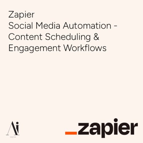 Zapier Social Media Automation - Content Scheduling & Engagement Workflows - AI service