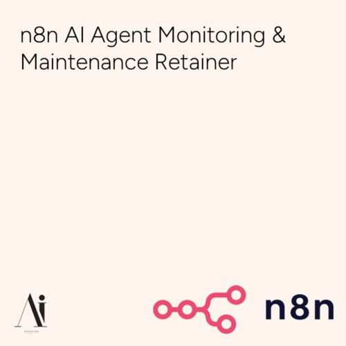 n8n AI Agent Monitoring & Maintenance Retainer - AI service