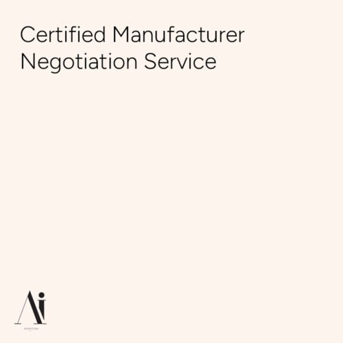 Certified Manufacturer Negotiation Service - AI service