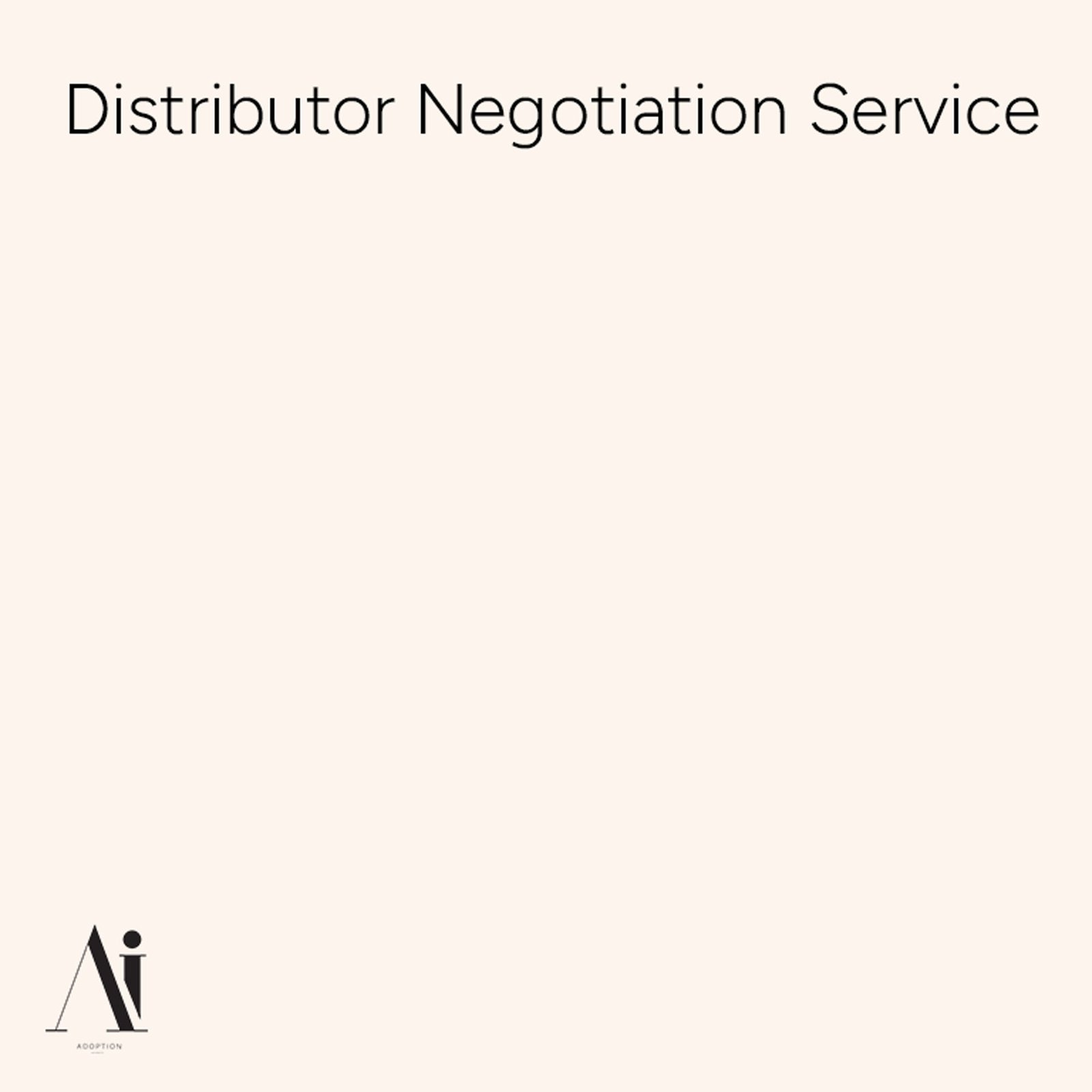 Distributor Negotiation Service