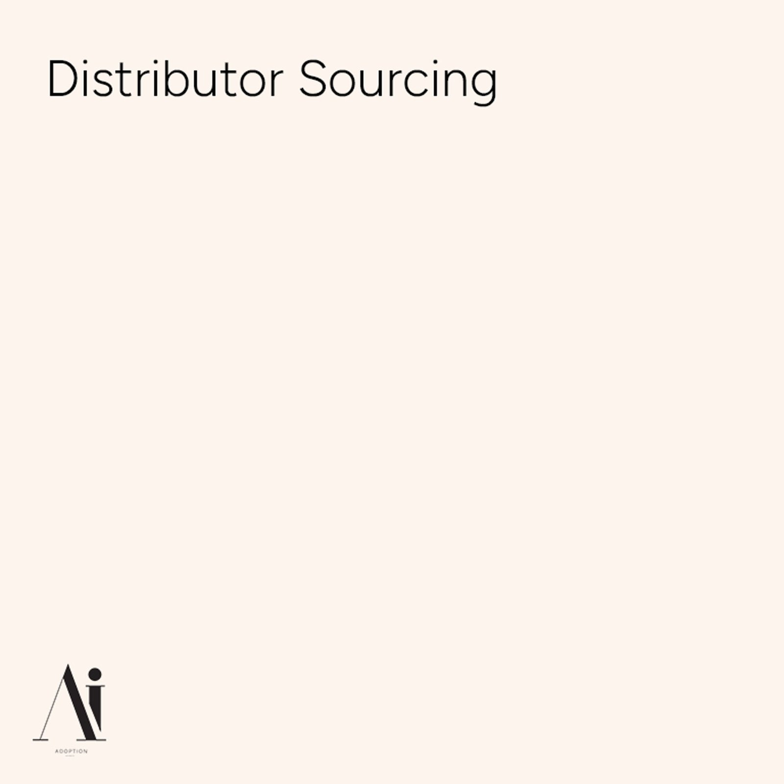 Distributor Sourcing