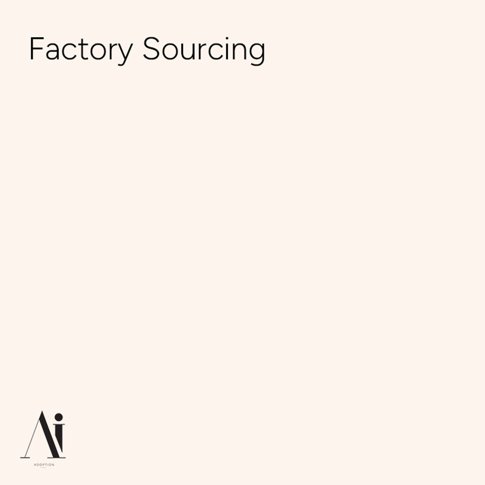 Factory Sourcing