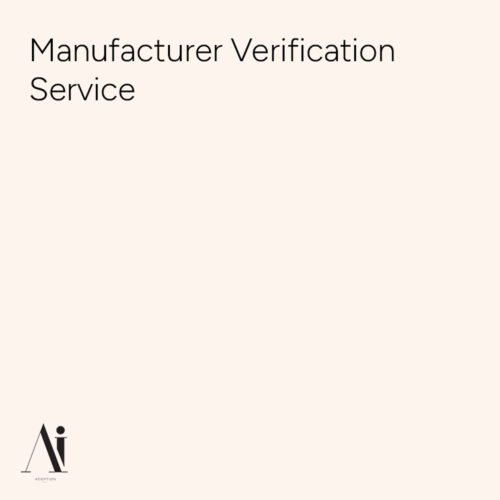 Manufacturer Verification Service
