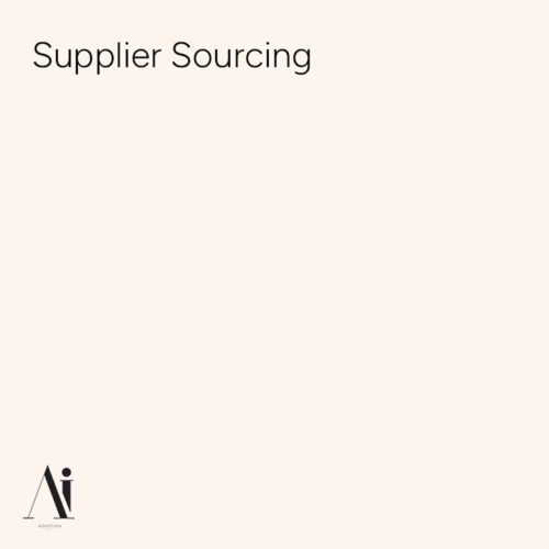 Supplier Sourcing - AI service