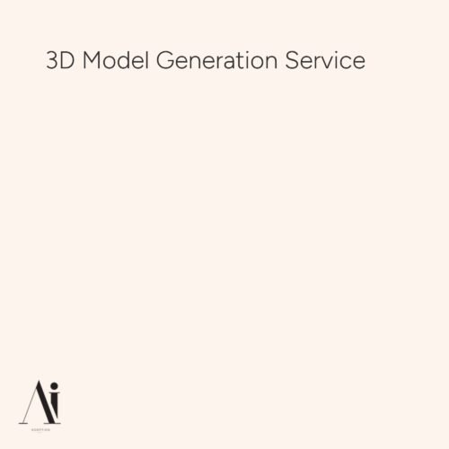 3D Model Generation Service - AI Adoption Agency