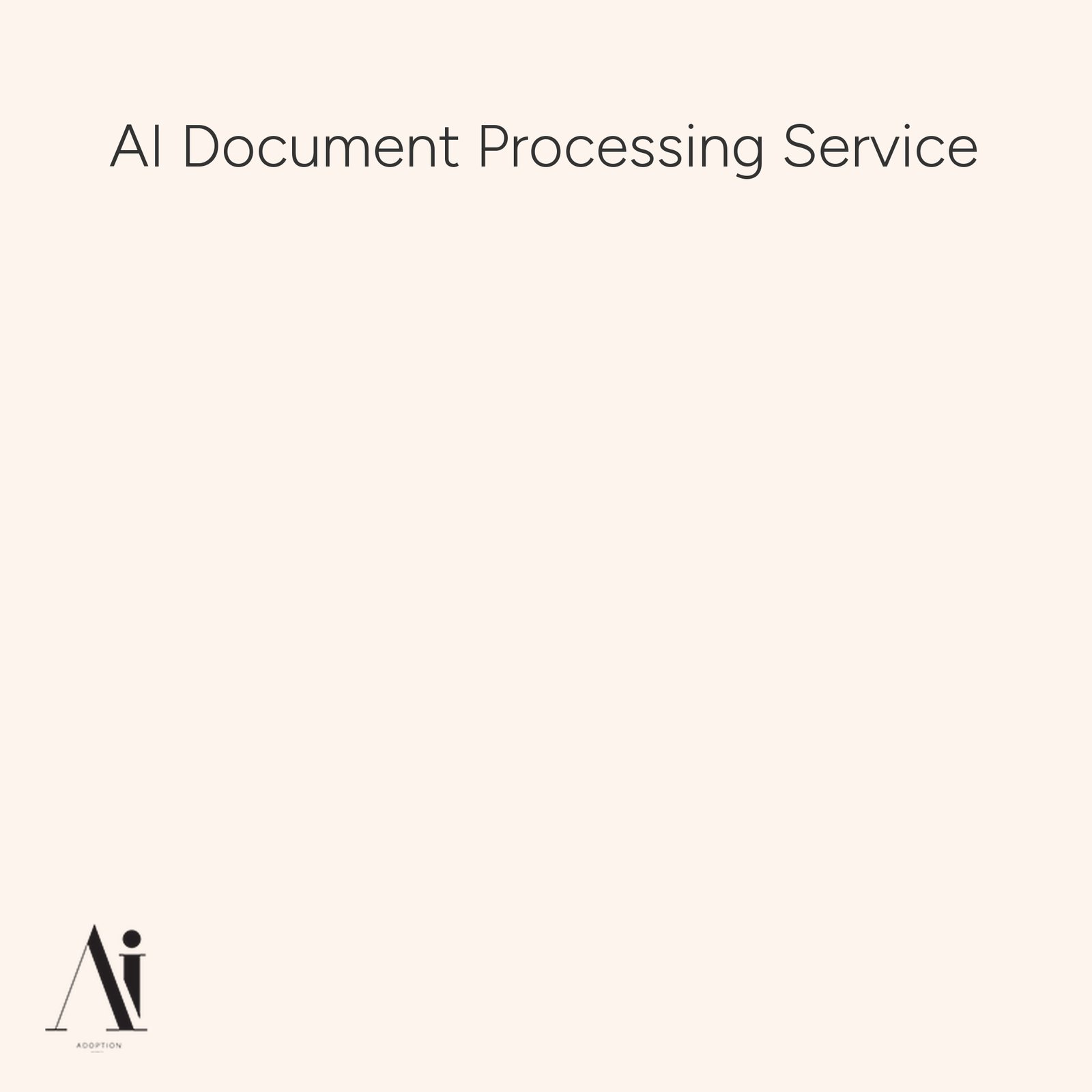 AI Document Processing Service
