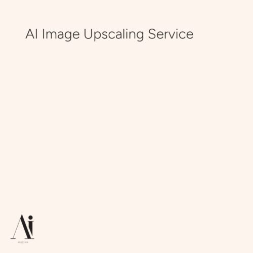 AI Image Upscaling Service - AI service