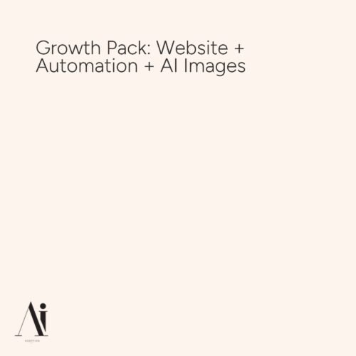 Growth Pack: Website + Automation + AI Images - AI service