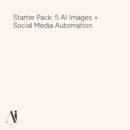 Starter Pack: 5 AI Images + Social Media Automation - AI service