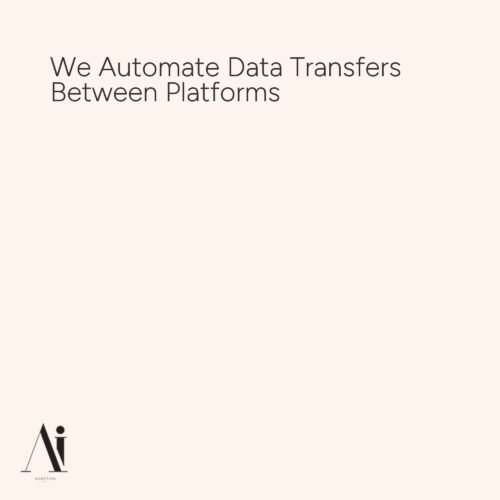 We Automate Data Transfers Between Platforms - AI service
