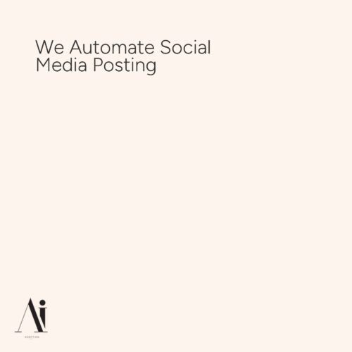 We Automate Social Media Posting - AI service