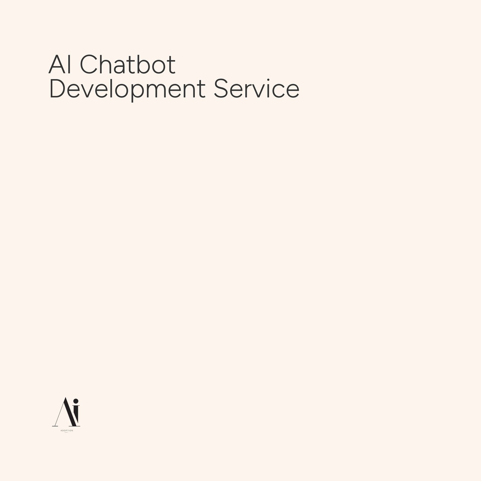 AI Chatbot Development Service