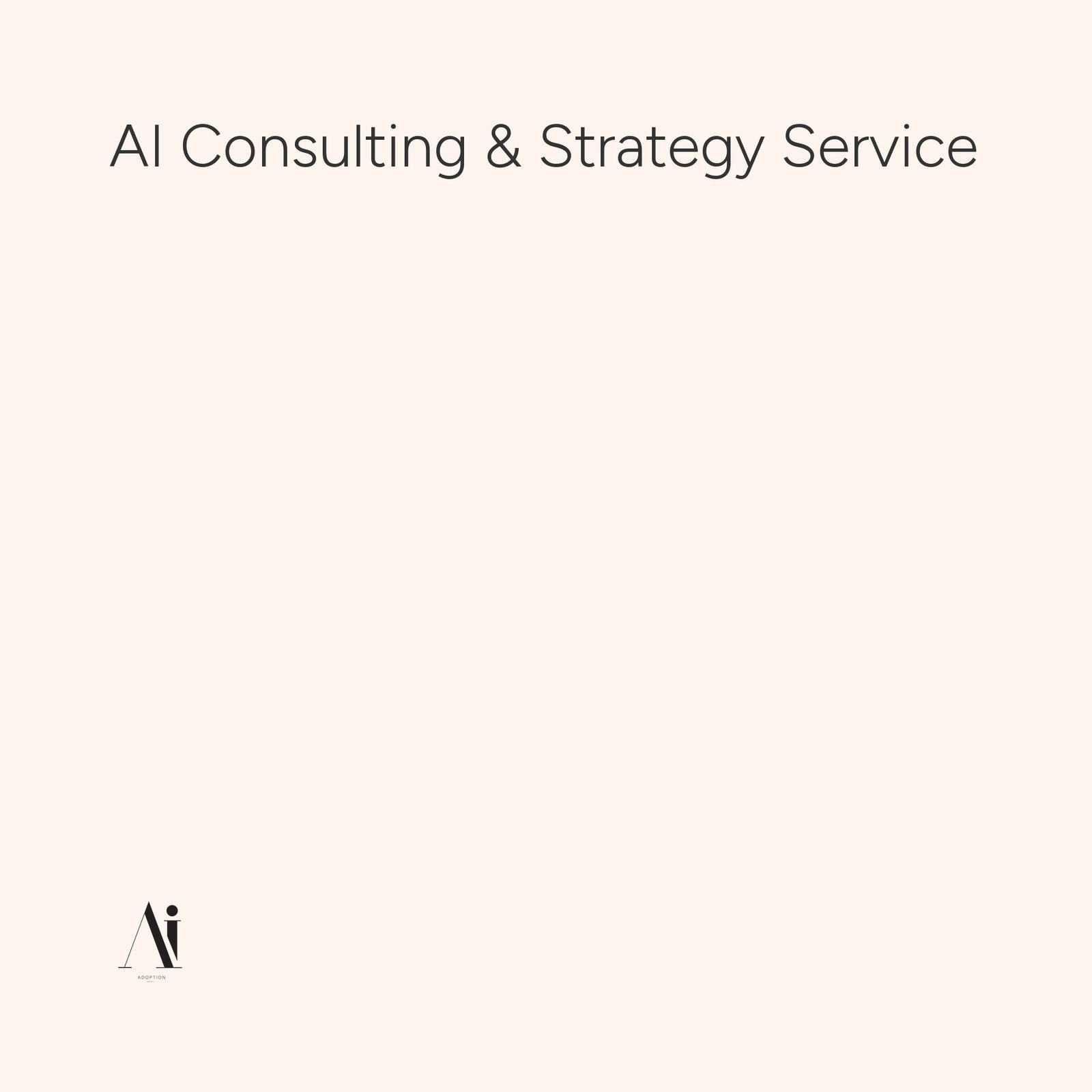 AI Consulting & Strategy Service