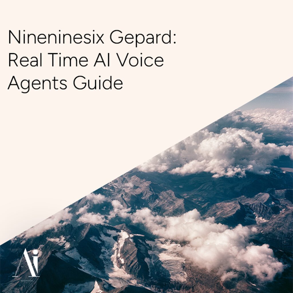 Nineninesix Gepard Real Time AI Voice Agents Guide