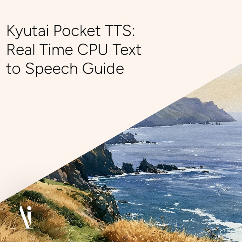Kyutai Pocket TTS coastal illustration