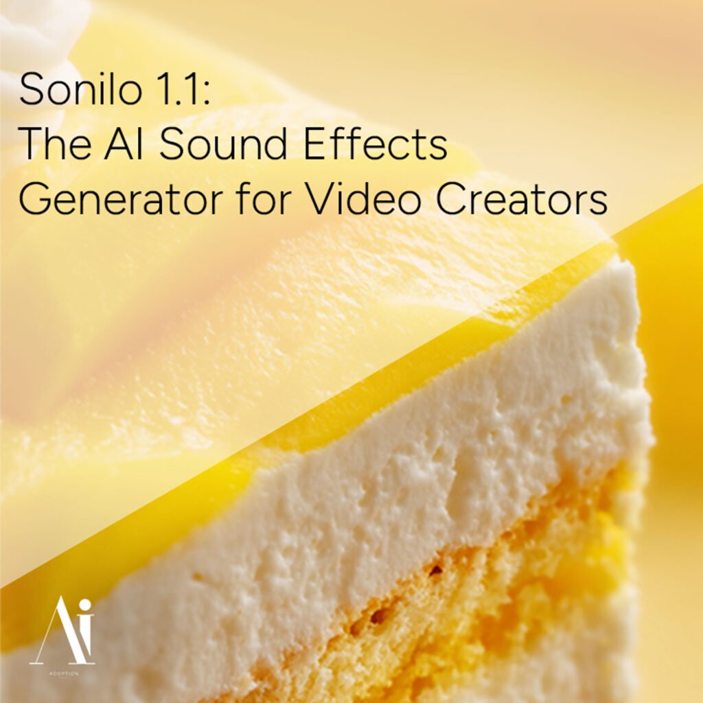 Sonilo 1.1: The AI Sound Effects Generator for Video Creators