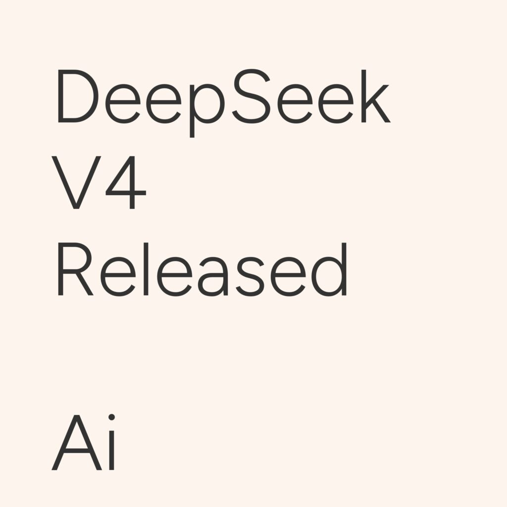 DeepSeek V4 Released Featured Image