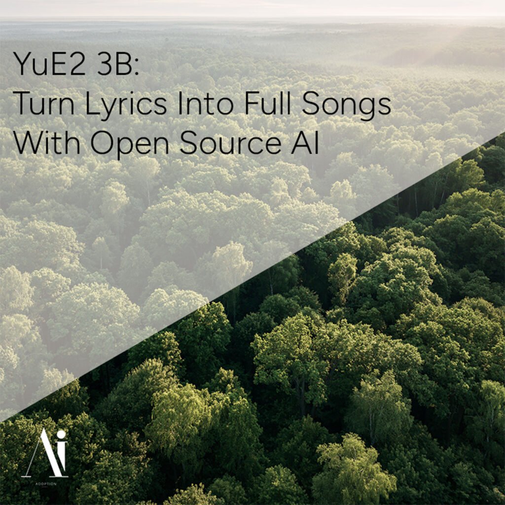 YuE2 3B: Turn Lyrics Into Full Songs With Open Source AI