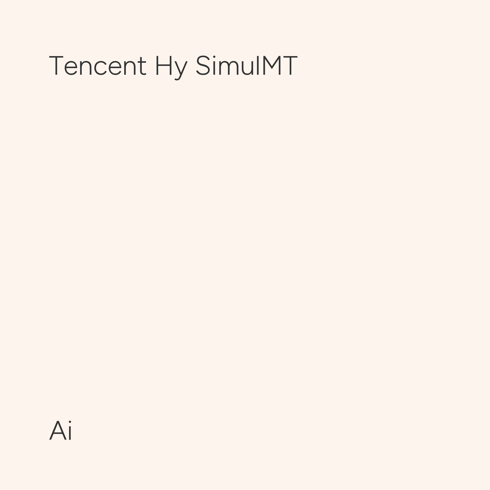 Tencent Hy SimulMT Featured Image